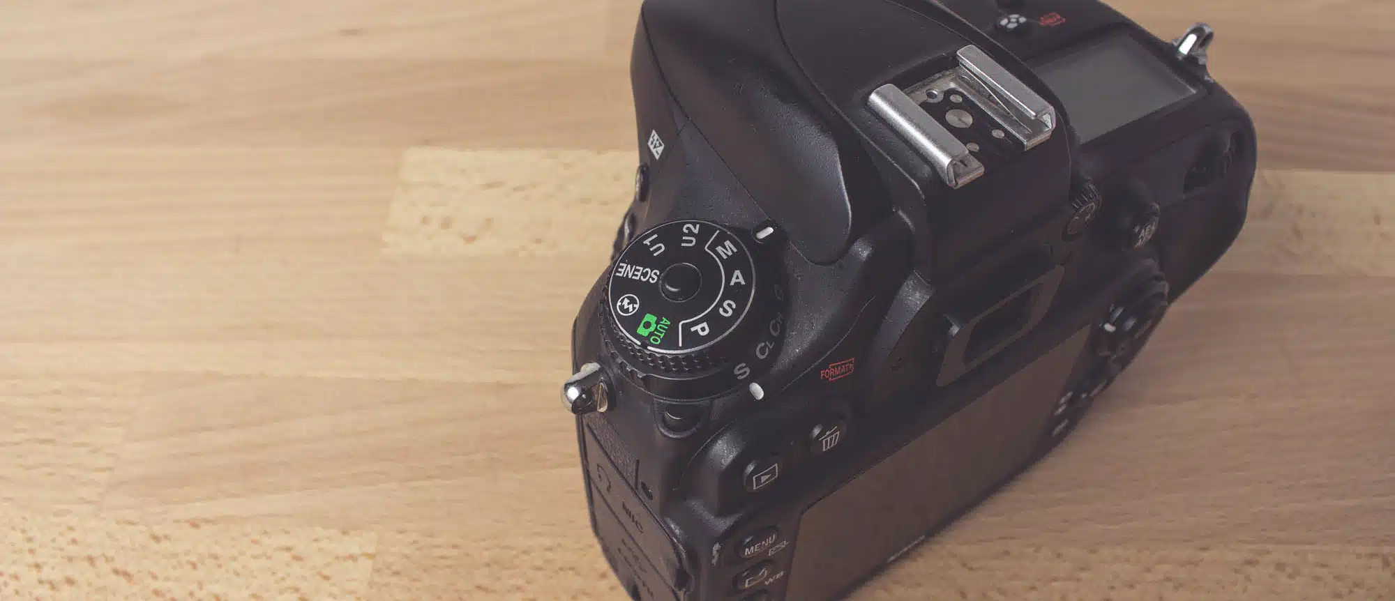  Nikon DSLR im manuellen Modus 