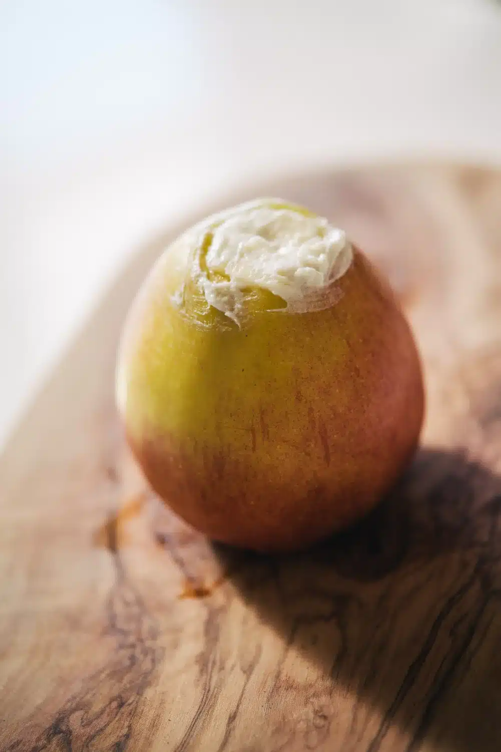  Apfelkong gefüllt mit Quark und Banane 